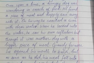 handwriting notes and letters