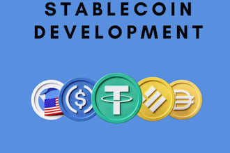 develop stablecoin like usdc,usdt,trc20 token,stable token on xrpl,sol, bsc,evms