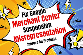 fix google merchant center suspension and misrepresentation