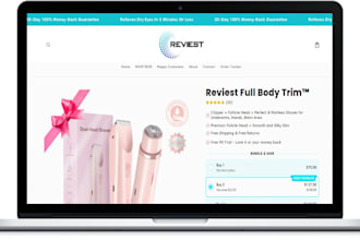 revamp, clone, copy shopify store or website design