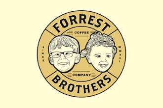 make organic natural coffee company logo