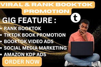 viral and rank book on tiktok booktok bookrank kdp ads tiktok ebook marketing