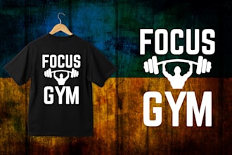 do design custom gym and fitness t shirts using canva