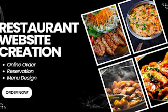 create a restaurant website with food ordering reservation