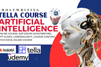 do online course content, ppt slides, video course, pitch deck and google slides