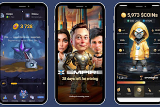 develop ton telegram mini apps and custom telegram web3 bots app
