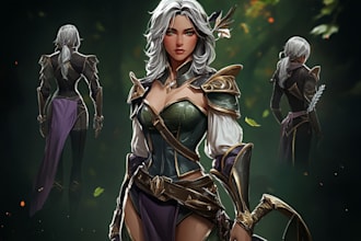 do design dnd character art or dnd art