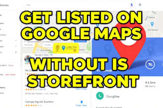 google my business listing without physical location
