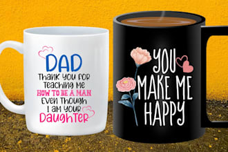create awesome mug designs