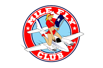 make amazing mascot mile fly club logo