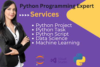expertly handle python projects, assignments, and much more
