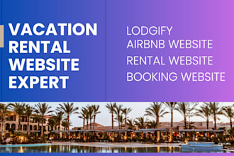 build lodgify website, short term rental, vacation rental website, airbnb