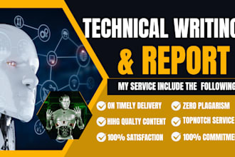 do technical writing, report writing, cybersecurity, artificial intelligence