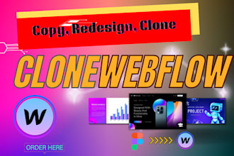 do duplicate or recreate webflow and clone webflow, webflow website clone
