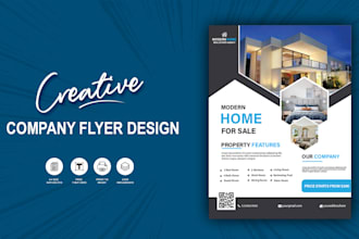 clean commercial,property,corporate,listing,real estate flyer design