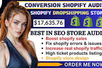 conversion rate cro, uxcreate shopify store design audit to boost shopify sales