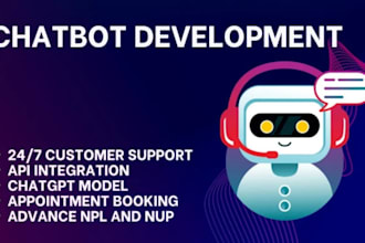 develop ai chatbot openai API for chatgpt and chatbot development