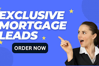 mortgage leads business loan mca leads mortgage website