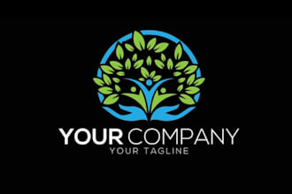 make fashion spa yoga wellness beauty and health logo