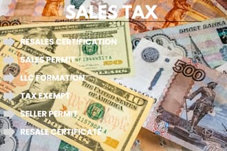 get resale certificates, seller permits, tax exemptions, and register your llc