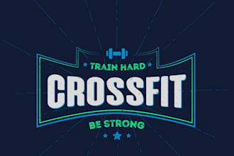 create gym, fitness, and sports logo