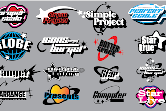 custom y2k, clothing, streetwear, and logo design your brand