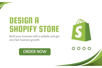 design shopify store and shopify website