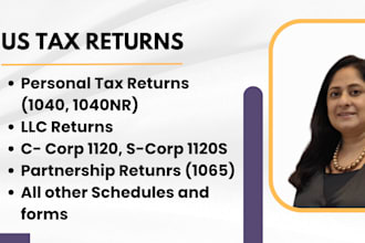 help you save money on tax filing 1040, 1040nr, 1120s, 1065