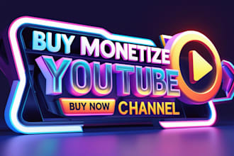 create, manage and buy monetize youtube channel