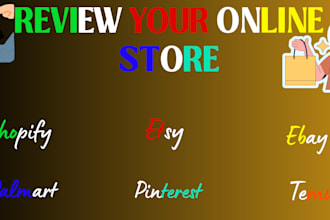 review your online store, store review