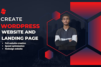 create a mobile responsive wordpress landing page with premium design