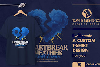 create a custom tshirt design for you