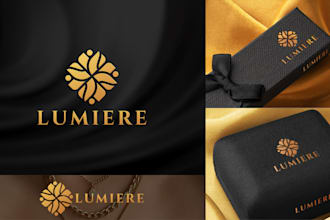 do extremely modern elegant minimalist and luxury business logo design
