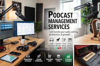 professionally manage, edit, and publish your podcast