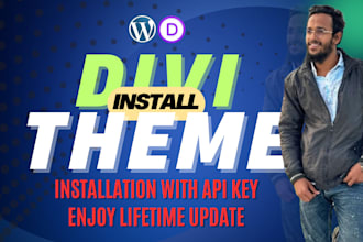 install and build a professional website using the divi theme and divi builder