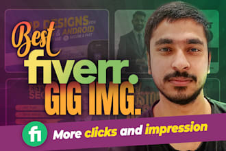 make client attention grab fiverr gig thumbnail cover images