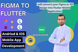 do figma to flutter mobile app design into android app