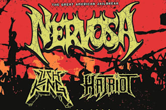 design death thrash album art heavy metal logo design