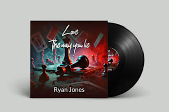do an album, mixtape cover, ep, music cover art