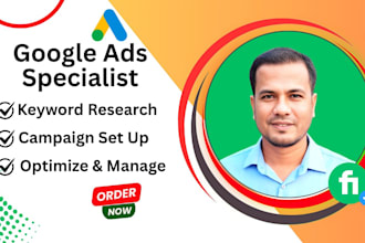 help google ads campaign setup,search,ppc ads for ecommerce and local businesses