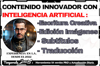 creación de contenido innovador con inteligencia artificial