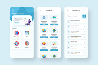 develop elearning app, educational app, online course app
