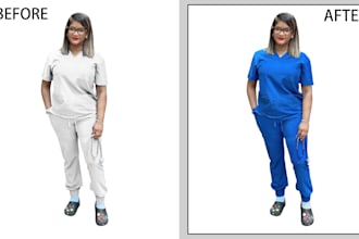 photoshop recolor or color correction