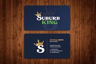 make creative business card design for your  marketing agency