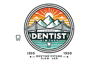 do unique modern medical dentist and dental logo
