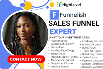 clone funnelish advertorial page product sales page funnelish sales funnel leads