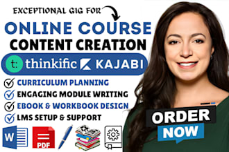 do ebook online course content course curriculum teachable course creation