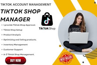 set up tiktok shop, manage tiktok shop, complete management