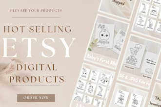 set up etsy store etsy digital products, listing seo