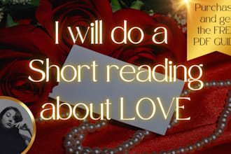 do a short tarot reading about love